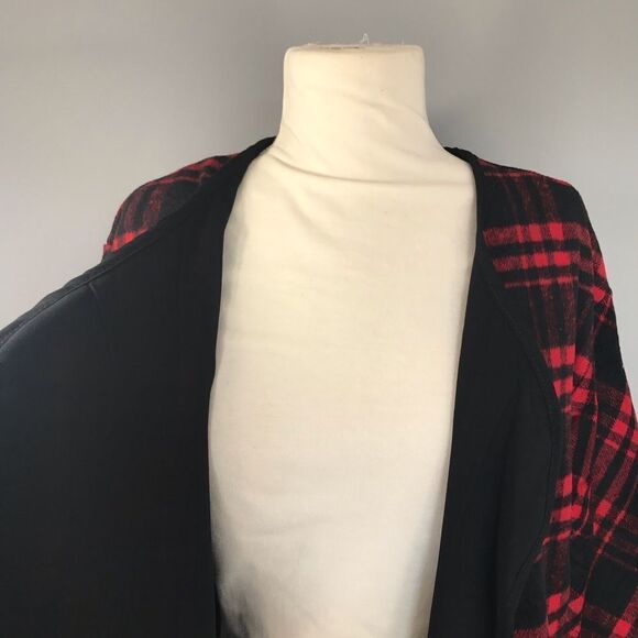 BOUTIQUE plaid flannel jacket cardigan new fall - Picture 4 of 8